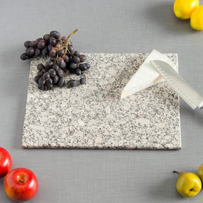 Home Basics White Granite Cutting Board