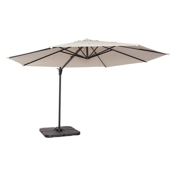 Coolaroo 12' Cantilever Umbrella Smoke - Overstock - 20600084