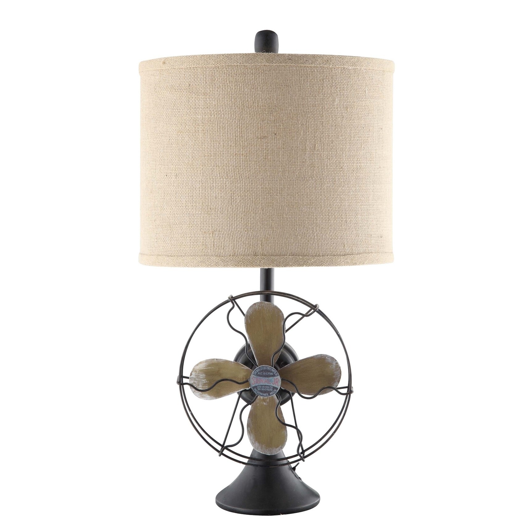 Shop Antique Fan 24 5 Inch Table Lamp Overstock