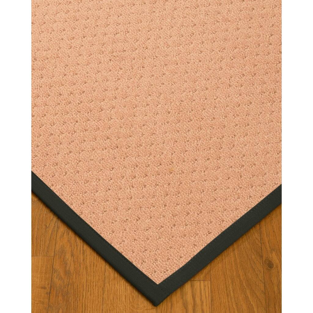 NaturalAreaRugs Eloise Sisal Area Rug Hand-Woven Metal Border (9' x 12') - 9' x 12'
