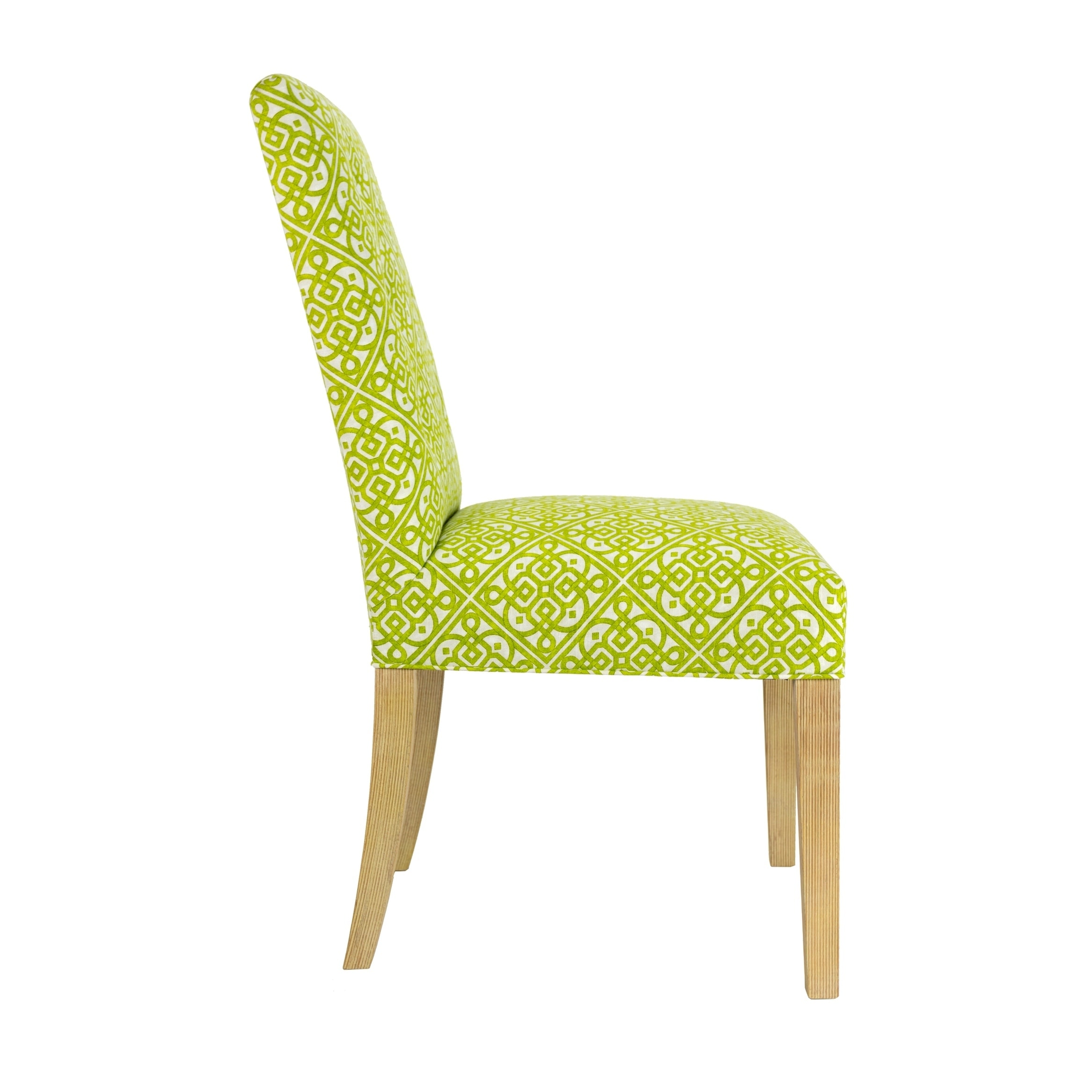 Kacey Straightback w/buttons Lace Green Upholstery Natural Legs Dining  Chairs, Set Of 2 - Bed Bath & Beyond - 20602253