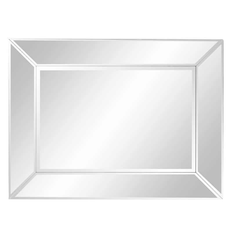 Allan Andrews Camden Rectangular Wall and Accent Mirror - Mirrored - 24" H x 18" W x 1" D