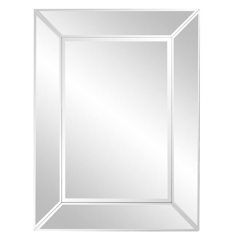 Allan Andrews Camden Rectangular Wall and Accent Mirror - Mirrored - 24" H x 18" W x 1" D
