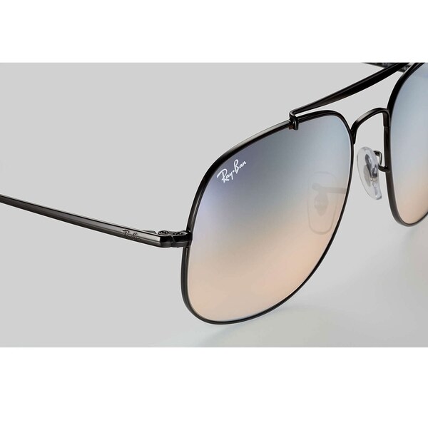 silver gradient flash ray ban