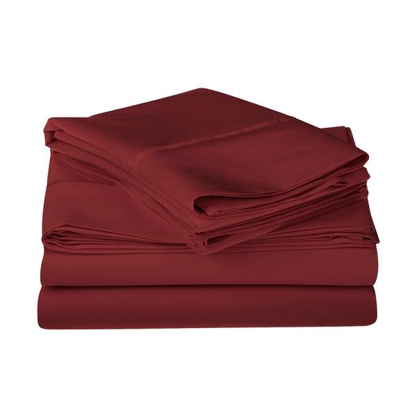 Shop Superior Egyptian Cotton 1200 Thread Count Solid Deep Pocket