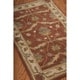 preview thumbnail 27 of 33, Nourison Hand-tufted Wool Persian Vine and Bloom Area Rug 2'6" x 4' - Brick