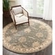 preview thumbnail 33 of 33, Nourison Hand-tufted Wool Persian Vine and Bloom Area Rug 6' Round - Blue