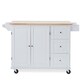3-drawer Drop Leaf Kitchen Cart - Thumbnail 15