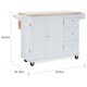 3-drawer Drop Leaf Kitchen Cart - Thumbnail 16