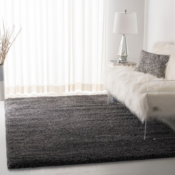 Safavieh Cozy Plush Dark Grey/Charcoal Shag Rug
