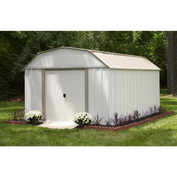 Arrow Lexington Lx1014 Galvanized Steel Storage Shed 10 X 14 Arrow Lexington Lx1014 Galvanized Steel Storage Shed 10 X27