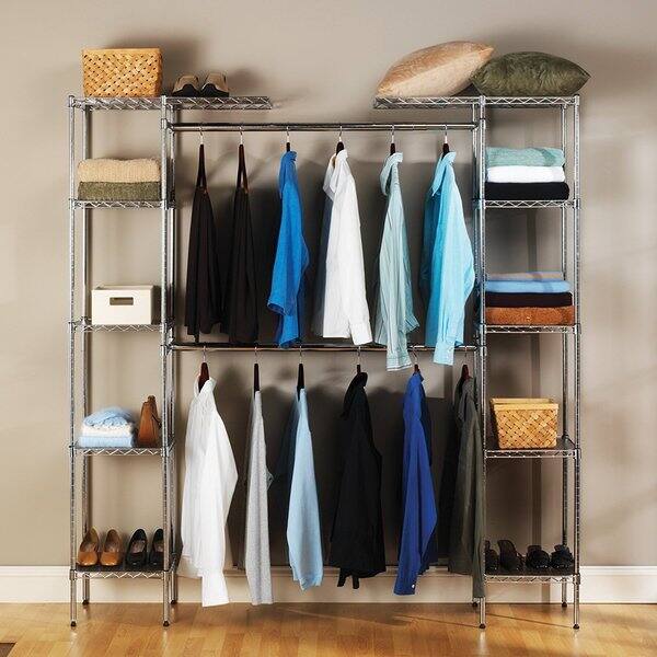 Shop Seville Classics Ultrazinc Expandable Closet Organizer System
