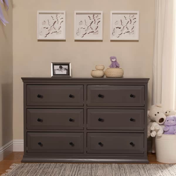 slim fit dress slacks Fairway 6-Drawer Double Dresser Cottage Grey