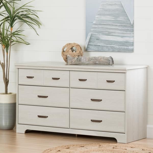 South S Versa 6 Drawer Double Dresser On South S Versa 6 Drawer Double