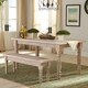 Grain Wood Furniture Valerie 63-inch Solid Wood Dining Table - Thumbnail 3