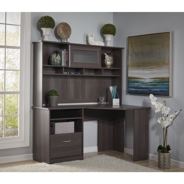 Shop Copper Grove Daintree Corner Desk with Hutch Free Shipping Today