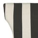 preview thumbnail 6 of 7, Haver Faded Black and White Striped Dining Chairs (Set of 2) - 22.8" x 25.8" x 37"