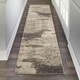 preview thumbnail 59 of 144, Nourison Modern Abstract Sublime Area Rug 2' 2" x 12' - Ivory/Grey - Runner