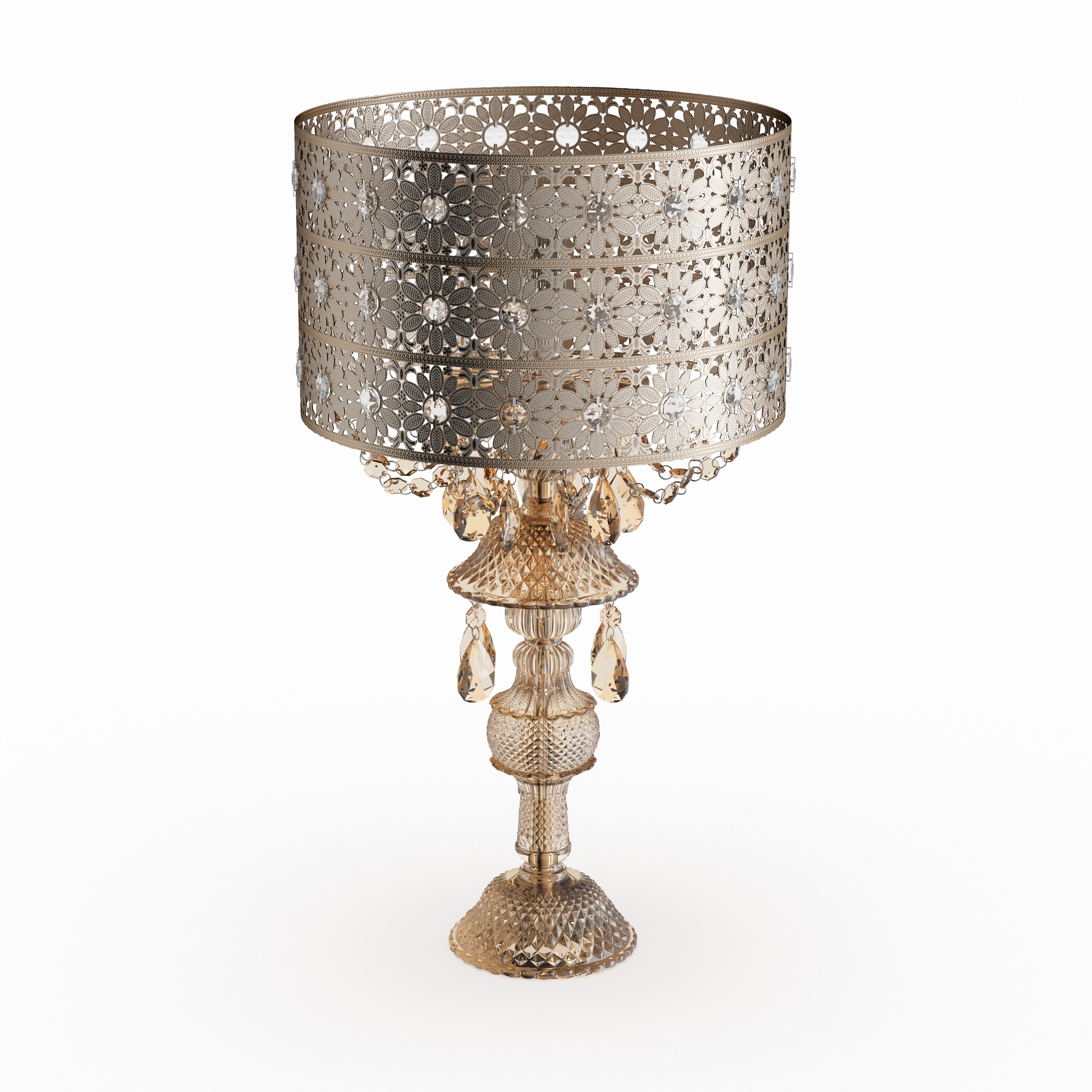 champagne glass table lamp