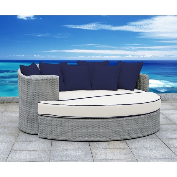 Shop SOLIS Gratia 2-Piece Daybed Patio Set - White ... Shop SOLIS Gratia 2-Piece Daybed Patio Set - White ... on Safavieh Outdoor Living Granton 5 Pc Living Set id=82781