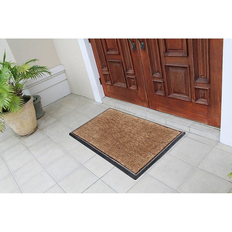 A1HC First Impression 30 in. x 48 in. Rubber and Coir Molded Double Door Mat