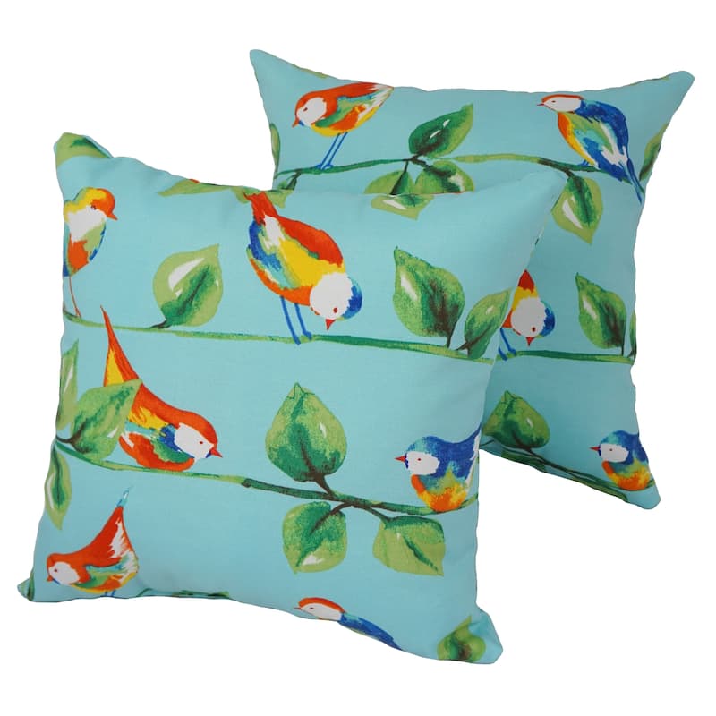 Tropicana 17-inch Indoor/Outdoor Throw Pillow (Set of 2)