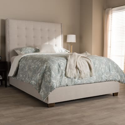 Copper Grove Tarahne Contemporary Fabric Upholstered Bed