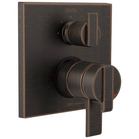 Delta Ara Angular Modern Monitor 17 Series Valve Trim with 3-Setting Integrated Diverter Stainless