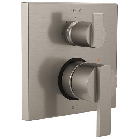 Delta Ara Angular Modern Monitor 14 Series Valve Trim with 3-Setting Integrated Diverter T24867-SS Stainless