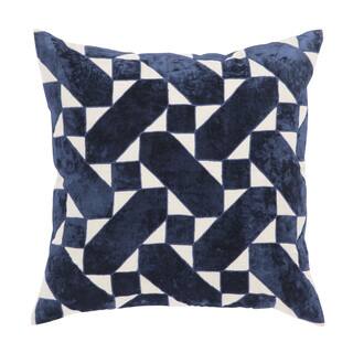Blue Nikki Chu Decorative Accessories Find Great Home Decor Deals Nikki Chu Danceteria Blue Ivory Geometric Down Throw Pillow 22 Inch