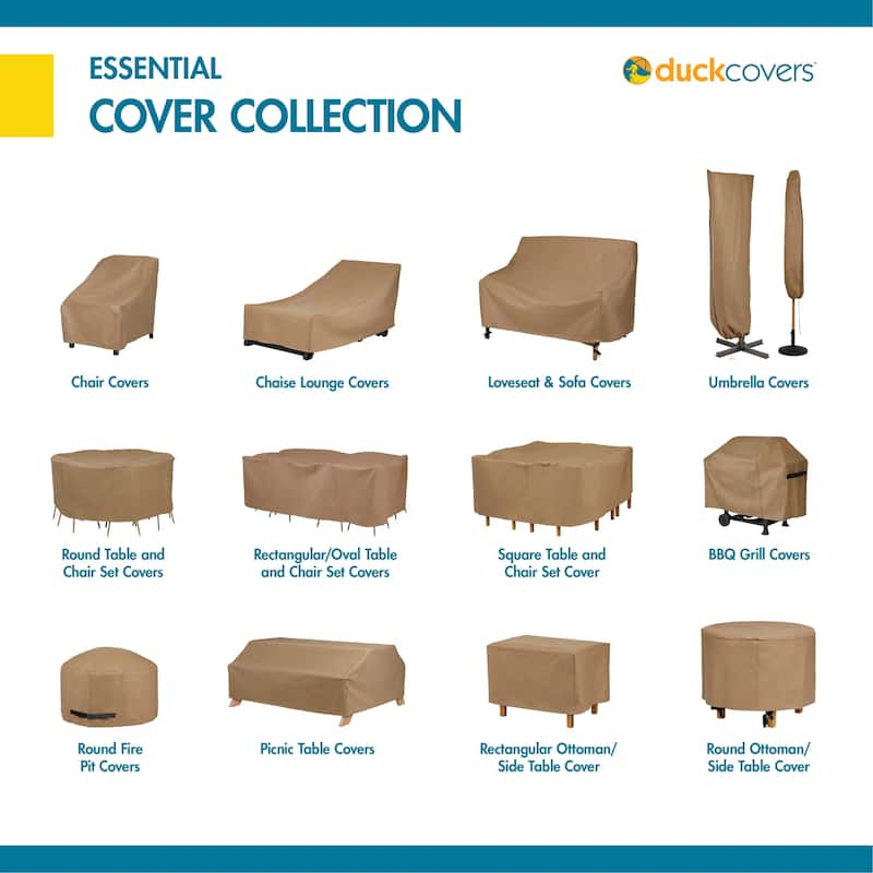 Duck Covers Essential Patio Chaise Lounge Cover