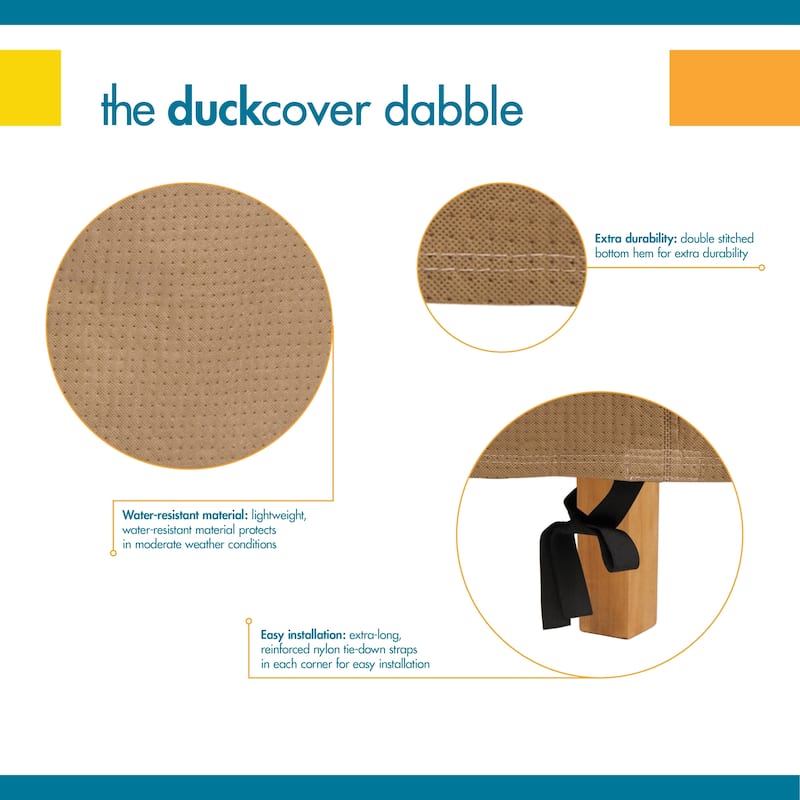 Duck Covers Essential Patio Chaise Lounge Cover