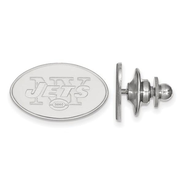 Versil Sterling Silver New York Jets Lapel Pin