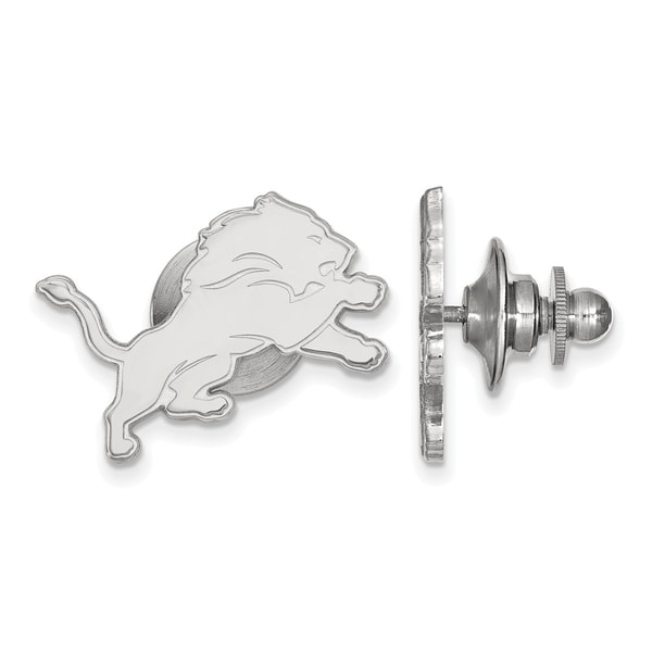 Versil Sterling Silver Detroit Lions Lapel Pin