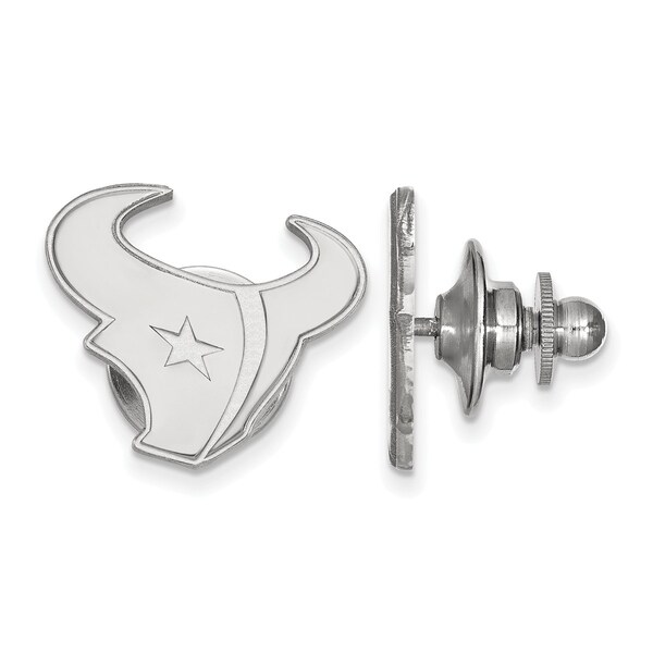 Versil Sterling Silver Houston Texans Lapel Pin