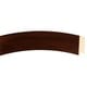 preview thumbnail 3 of 2, Soho Framed Oval Mirror in Mocha