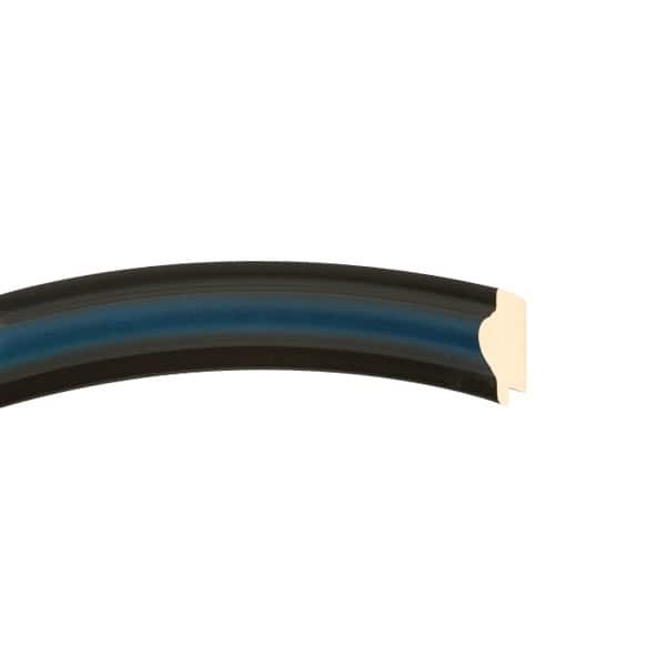 Philadelphia Framed Oval Mirror in Royal Blue