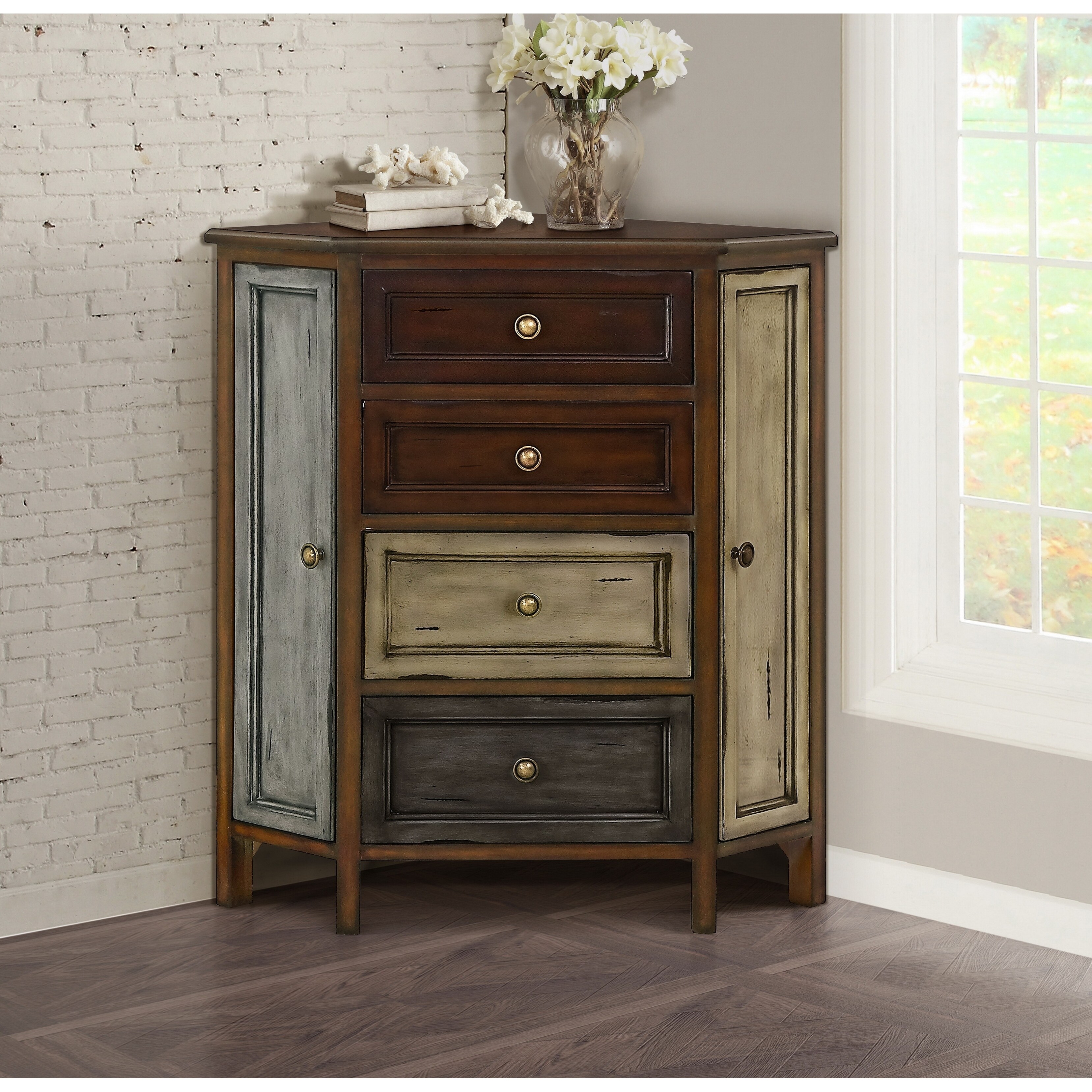 Shop Conventry Corner Cabinet Free Shipping Today Overstock