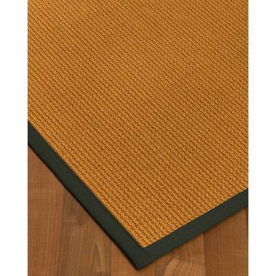 NaturalAreaRugs Davlin Sisal Carpet Runner Made in USA Metal Border (2' 6" x 8') - 2'6" x 8'