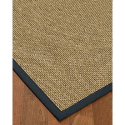 NaturalAreaRugs Orbit Sisal Carpet Runner Made in USA Marine Border (2' 6" x 8') - 2'6" x 8'