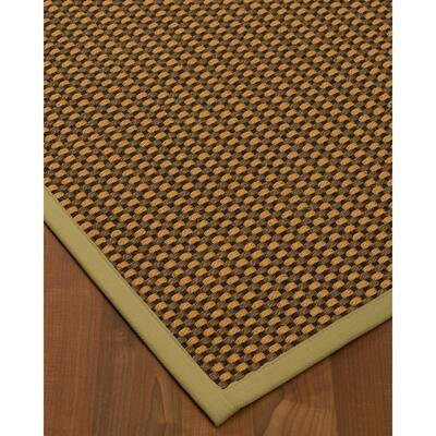NaturalAreaRugs Seaside Sisal Carpet Runner Made in USA Natural Border (2' 6" x 8') - 2'6" x 8'