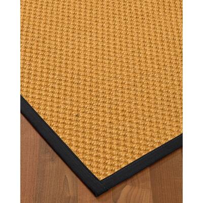NaturalAreaRugs Vienna Sisal Carpet Runner Made in USA Midnight Blue Border (2' 6" x 8') - 2'6" x 8'