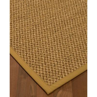 NaturalAreaRugs Ventura Sisal Carpet Runner Made in USA Sage Border (2' 6" x 8') - 2'6" x 8'