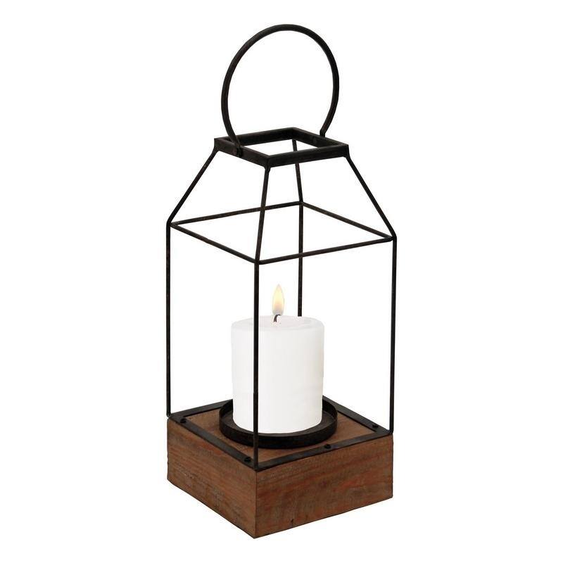 Lantern Pillar Candle Holder Small