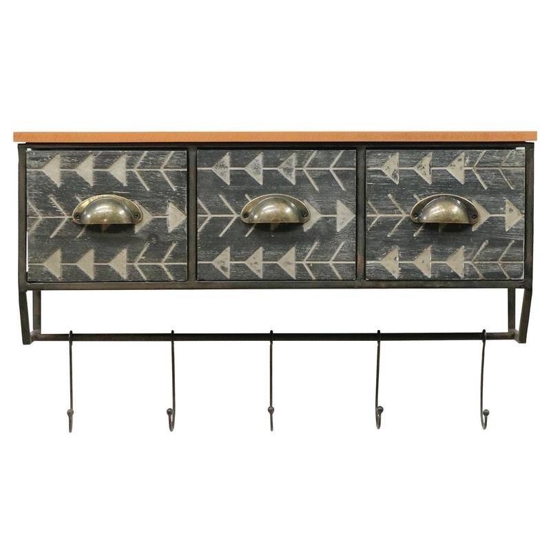 Polk Wall Shelf With Drawers