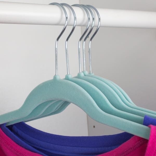 100 Velvet 11 Baby Hangers by Casafield - Bed Bath & Beyond