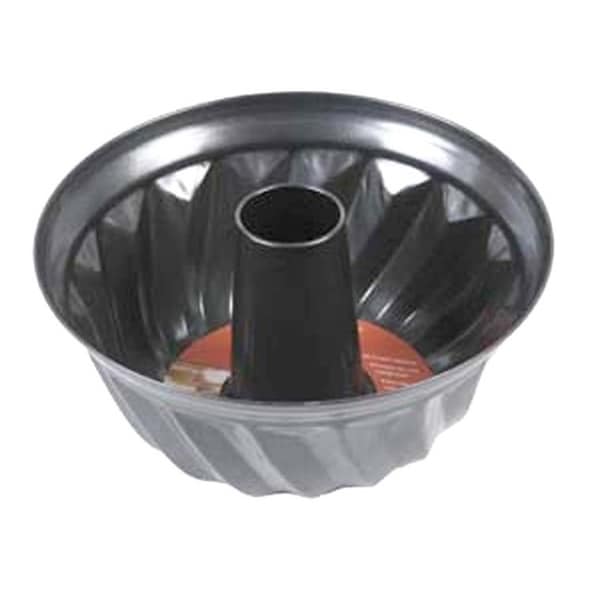 Home Basics Black Non-stick Fluted Cake Pan. Opens flyout.