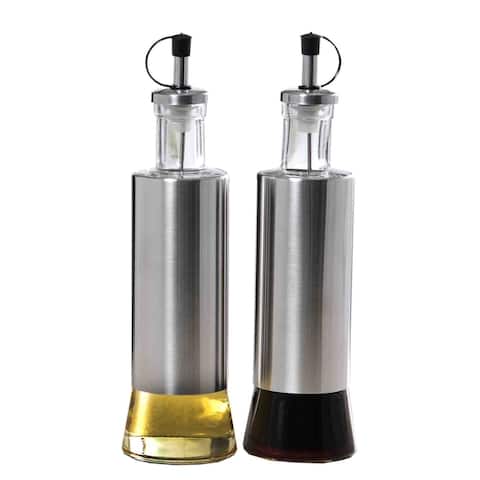 Home Basics Essence Collection 2-piece Oil and Vinegar Set