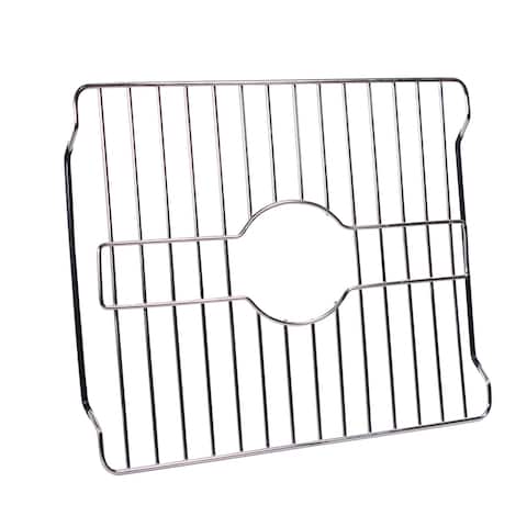 Home Basics Chrome Steel Sink Protector