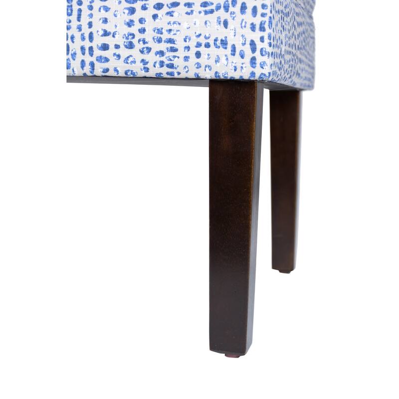 Kaya Sediment Trim Upholstered Classic Long Bench - Espresso Legs